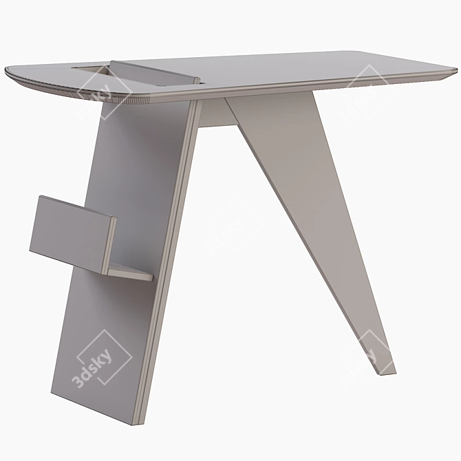 Sleek RISOM Magazine Table 3D model image 7