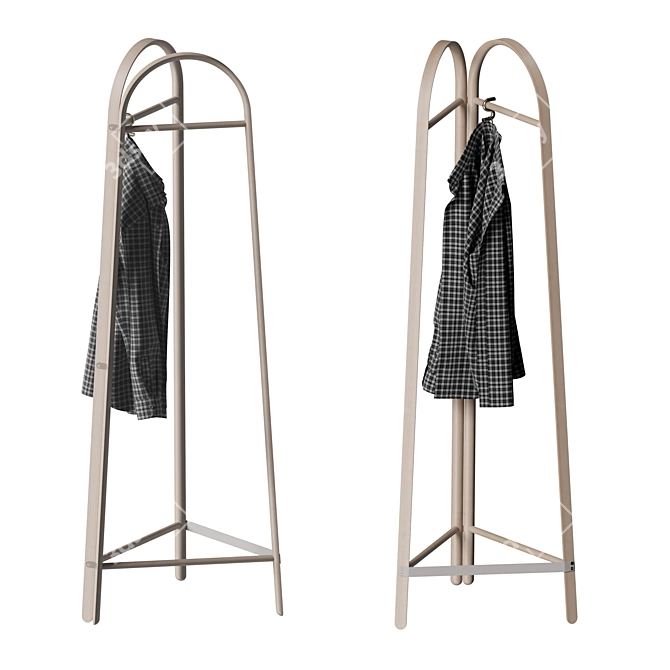 Scagerak Coat Stand - Sleek and Functional 3D model image 1