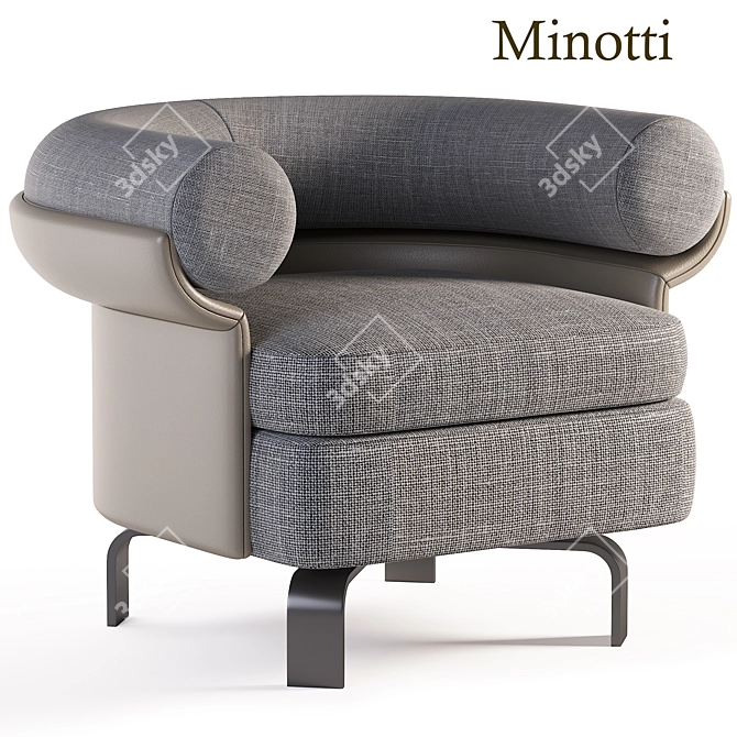 Minimalistic Modern Minotti Rendering 3D model image 1