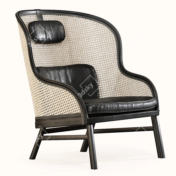 Svelte Chair - Minimalistic Design for Modern Spaces 3D model image 3