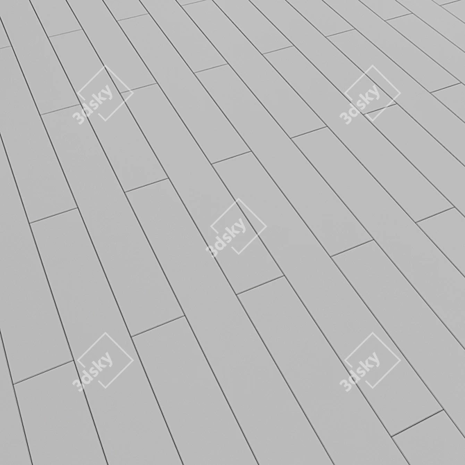 Versatile Linear Parquet Flooring 3D model image 2