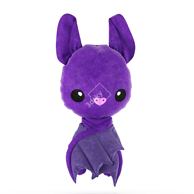 Color-changing Plush Bat Set (4pcs) 3D model image 2