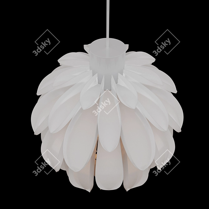 Normann Copenhagen Norm 12: Large White Pendant 3D model image 2