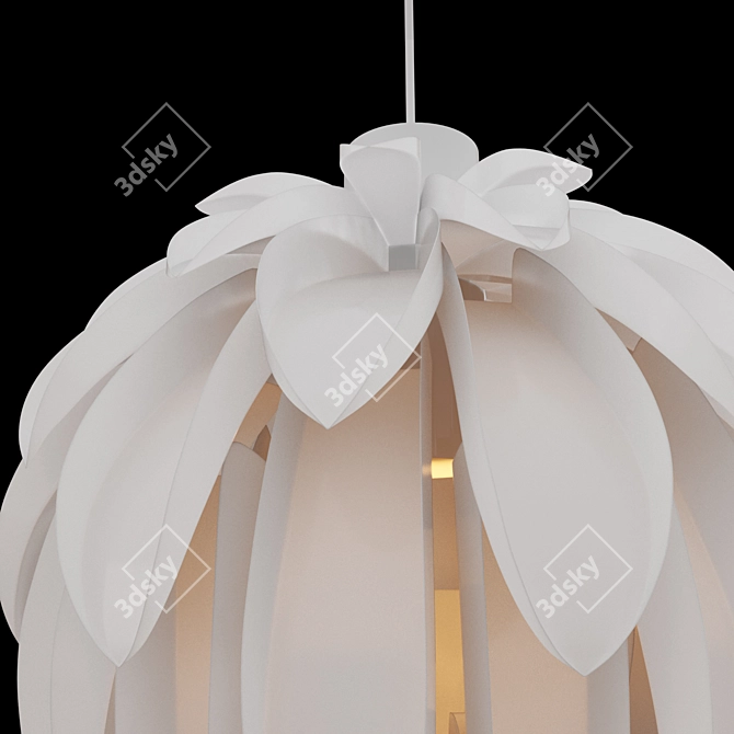 Normann Copenhagen Norm 12: Large White Pendant 3D model image 3