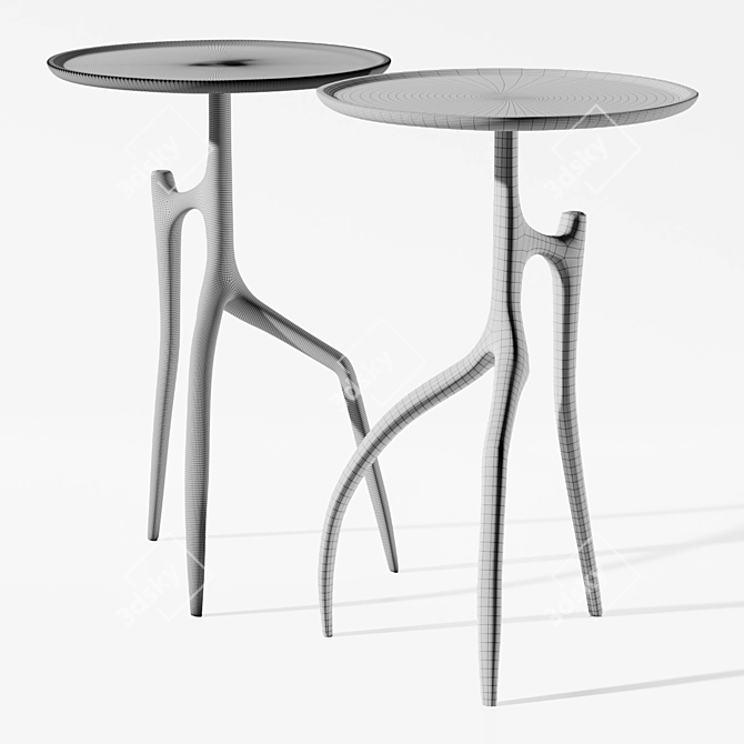 Sleek Branche Table: Elegant Design 3D model image 4