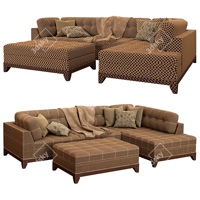 2013 Sofa Set: Modern Design, 3D Max +(OBJ, FBX) 3D model image 5