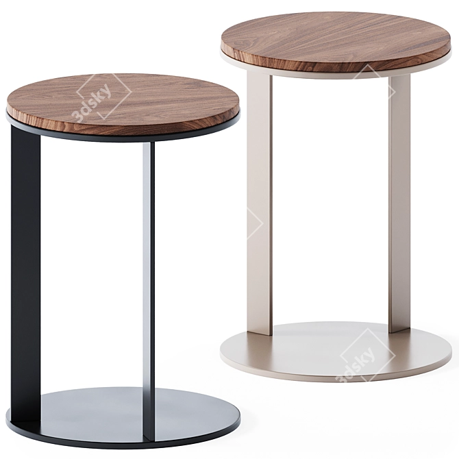 Sleek and Stylish Side Table 3D model image 1