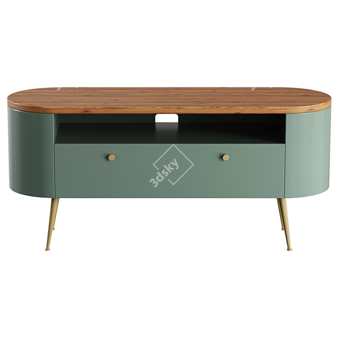 Green TV Stand: Topim Laredoute 3D model image 1