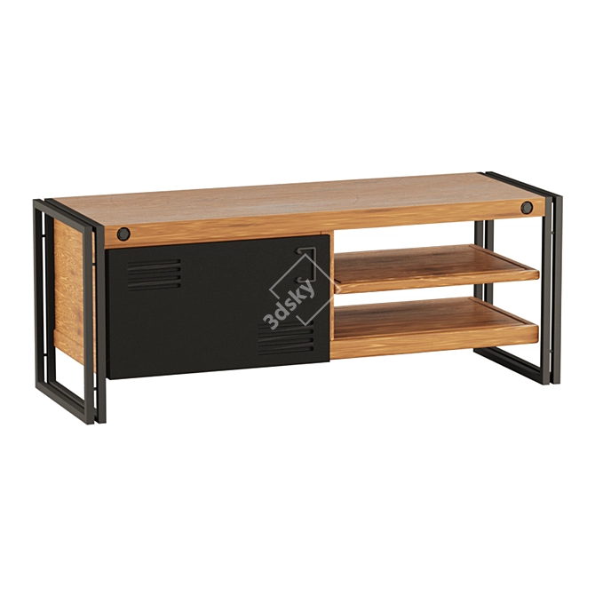 Urban Loft TV Stand 3D model image 1