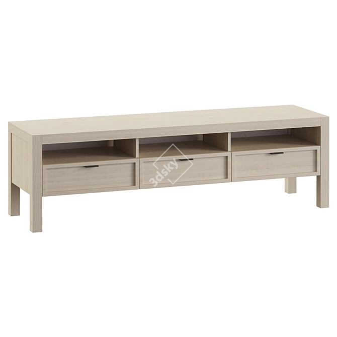 Modern TV Stand Alen: Stylish and Spacious 3D model image 1