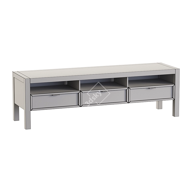 Modern TV Stand Alen: Stylish and Spacious 3D model image 2