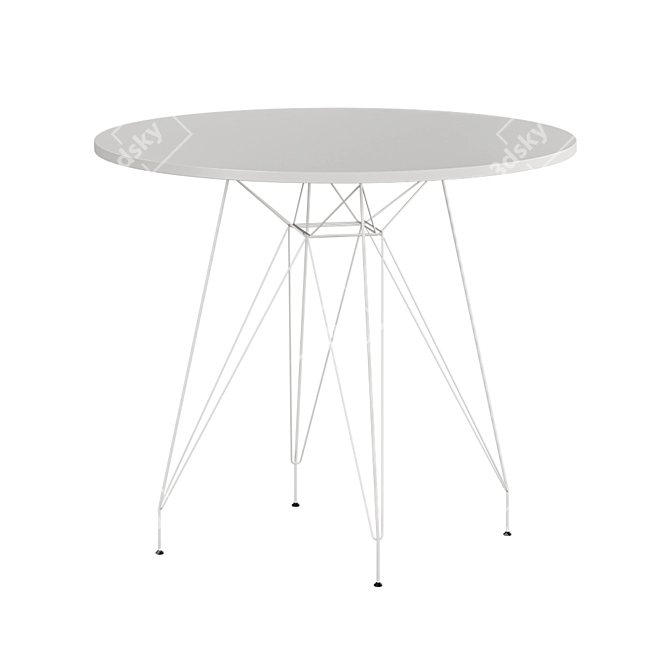 Woodville Table 90: Elegant and Functional 3D model image 1