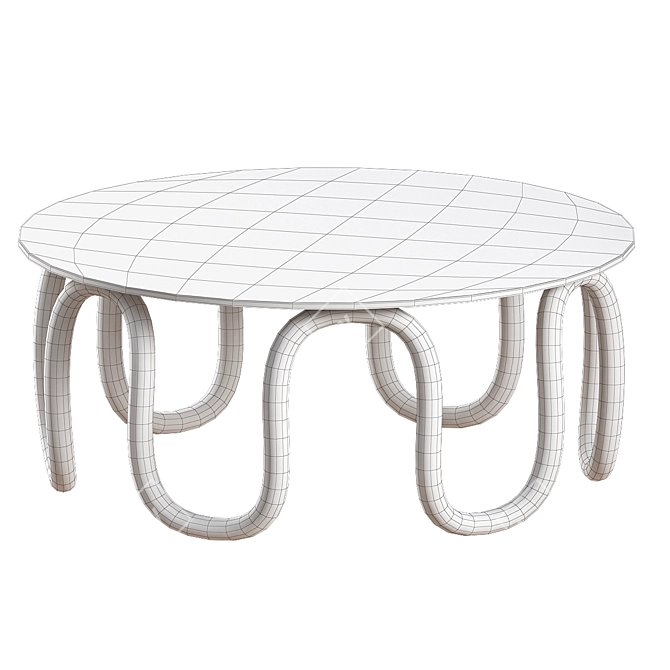 Elegant Scalinatella Cocktail Table 3D model image 3