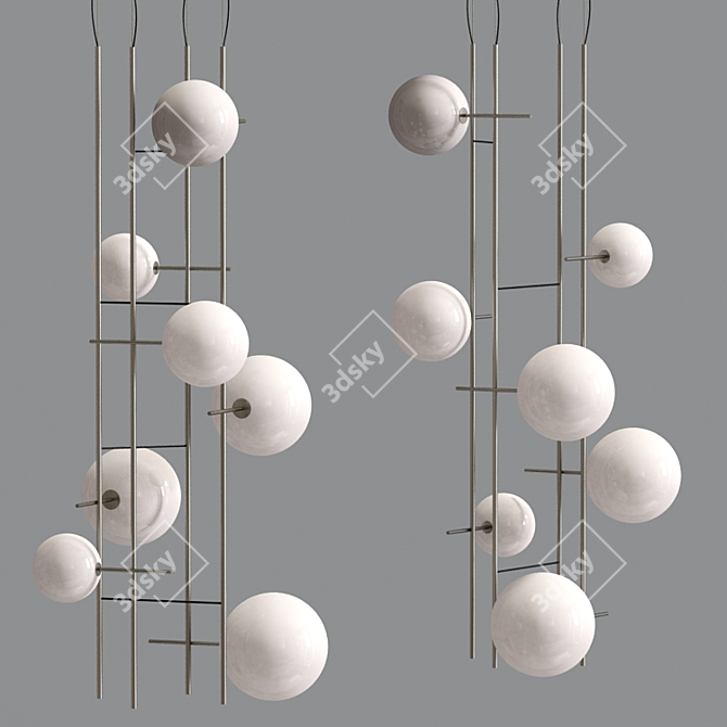 Radice Pendant Lamp Collection: Timeless Elegance for Every Space 3D model image 3