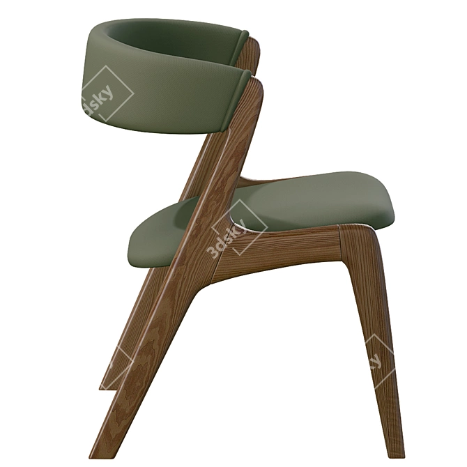 Elegant Lua Chair 3D model image 3