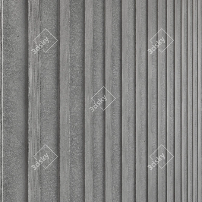 Premium Fiber Cement Panels: Textures for Exteriors & Interiors 3D model image 2