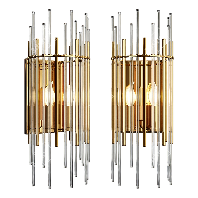 Elegant Wallis Sconce: 2013 Design 3D model image 1