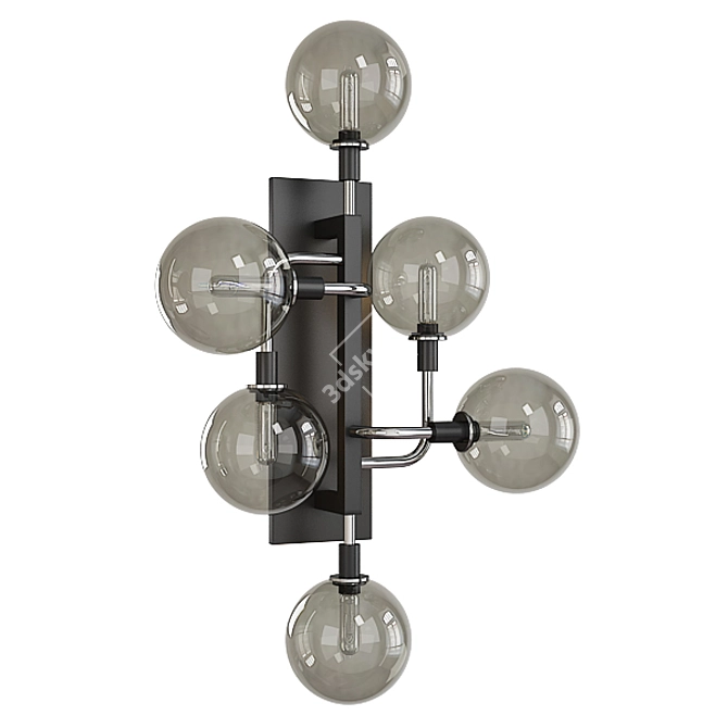 Elegant Viaggio Wall Sconce 3D model image 1