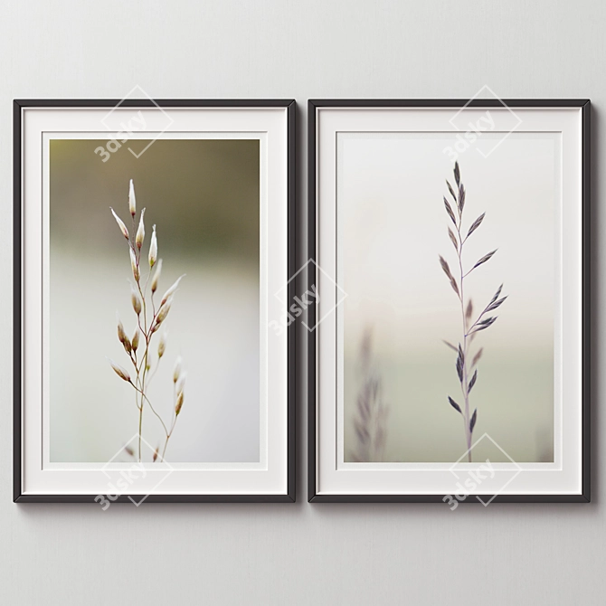 2-in-1 Frame Set - Variety of Sizes & Textures 3D model image 4