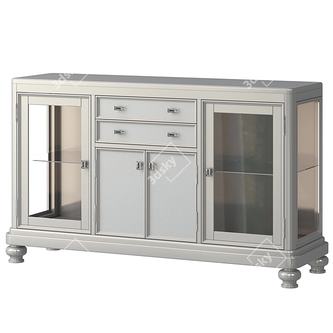 Elegant Coralayne Sideboard, 1470mm width, 865mm height, 460mm depth 3D model image 1