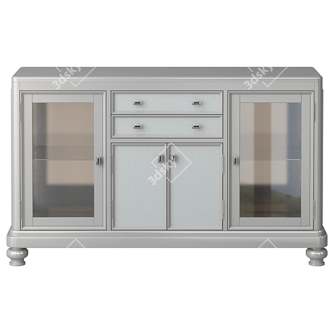 Elegant Coralayne Sideboard, 1470mm width, 865mm height, 460mm depth 3D model image 2