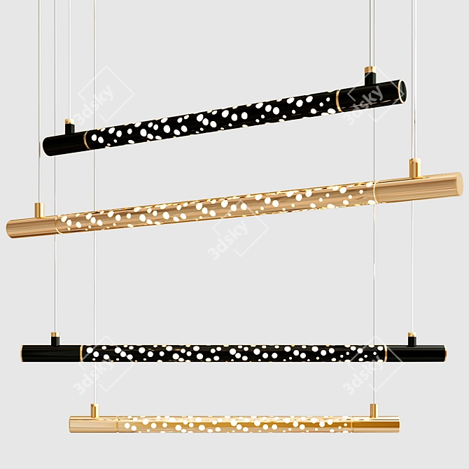 ALEKSA Pendant Lamp - Stylish and Versatile Lighting 3D model image 2