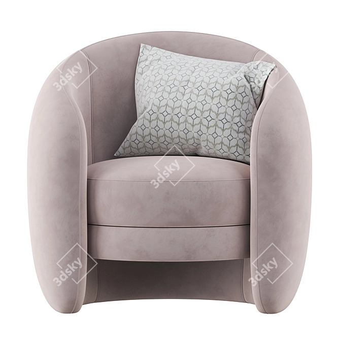 Modern Calders Chair: Sleek & Stylish 3D model image 5