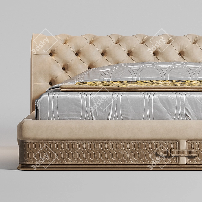 Visionnaire Laurence Bed: Perfect Harmony of Luxury and Comfort 3D model image 2