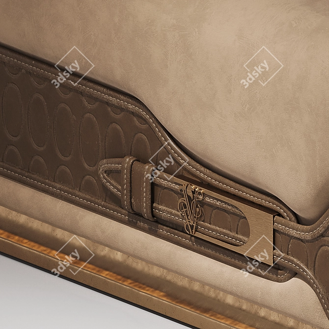 Visionnaire Laurence Bed: Perfect Harmony of Luxury and Comfort 3D model image 3