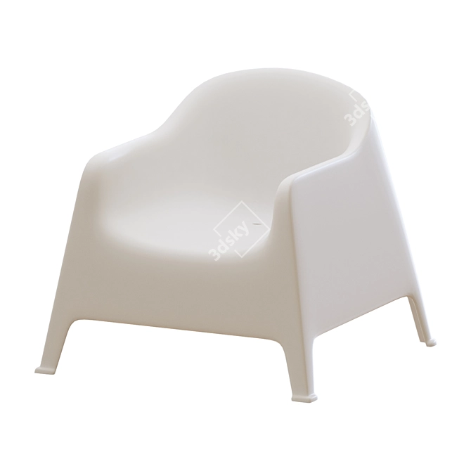 Modern SKARPÖ Outdoor Armchair 3D model image 1