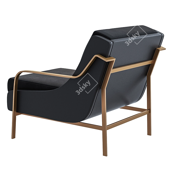 Elevate Your Space: Halden Lounge Chair 3D model image 2