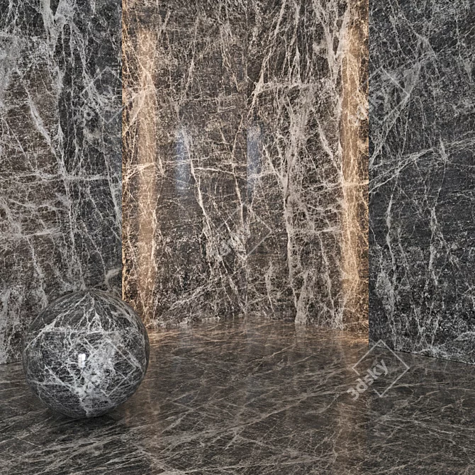 Shadow Slate Marble 3D model image 2