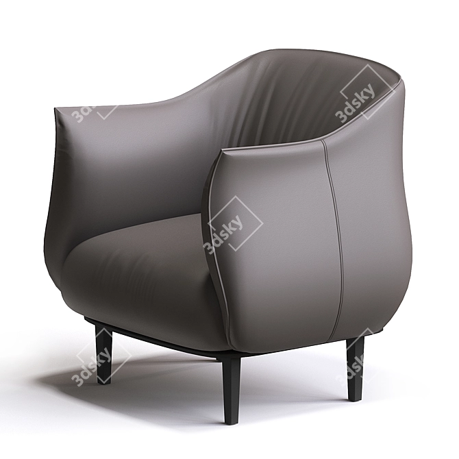  Modern Loft Armchair | Stylish Designer Furniture 3D model image 2