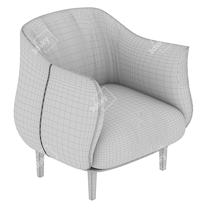  Modern Loft Armchair | Stylish Designer Furniture 3D model image 3