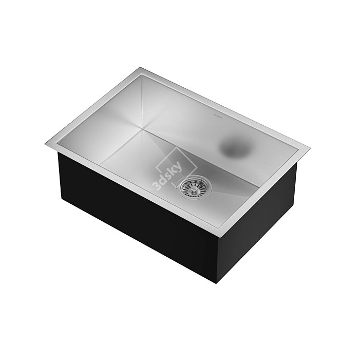 BLANCO Quatrus R0 Medium: German Engineered Stainless Steel Sink 3D model image 1