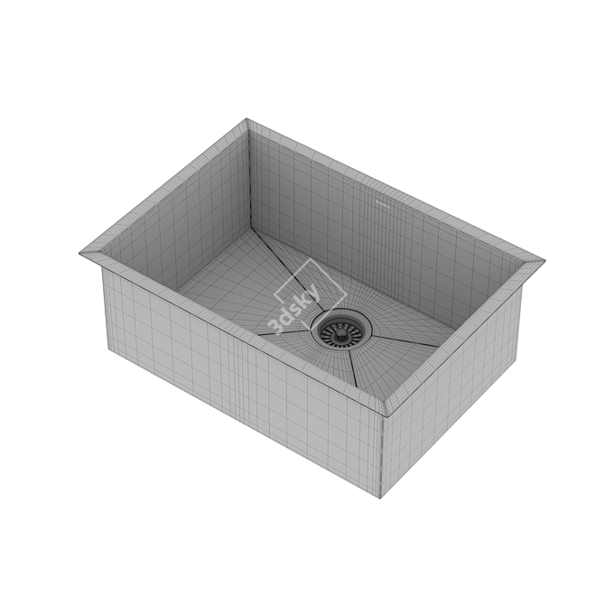 BLANCO Quatrus R0 Medium: German Engineered Stainless Steel Sink 3D model image 5