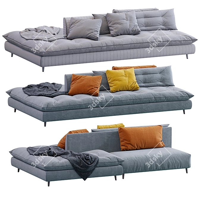 Modern Bonaldo AVARIT Sofa 3D model image 5