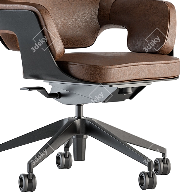 ErgoSet: Ultimate Office Chair Set 3D model image 4