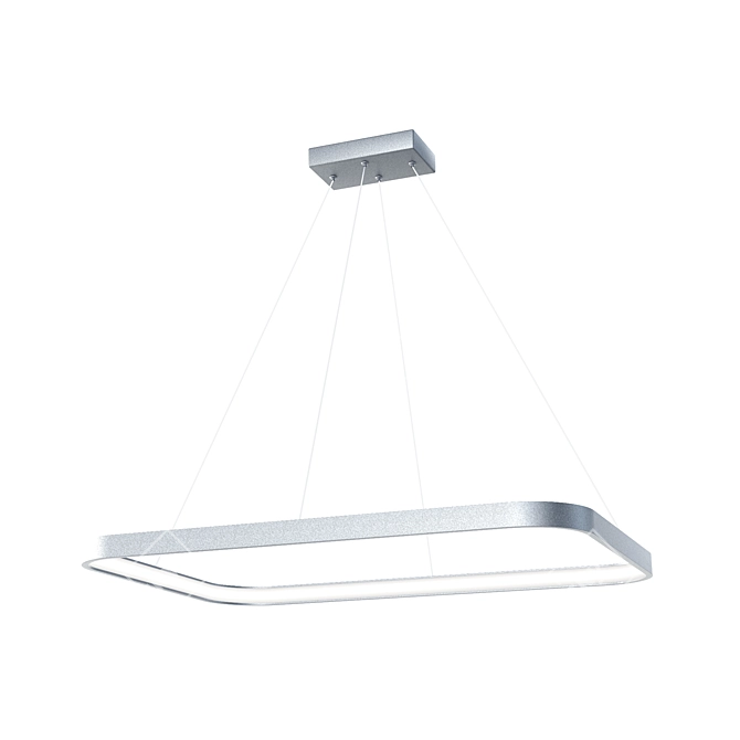 Minimalist LED Pendant Light - TLREC1 3D model image 1
