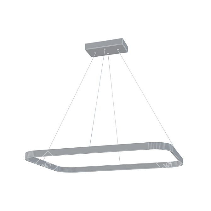 Minimalist LED Pendant Light - TLREC1 3D model image 3