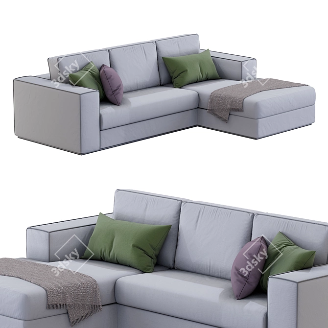 Alhambra Modern Sofa 3D model image 1