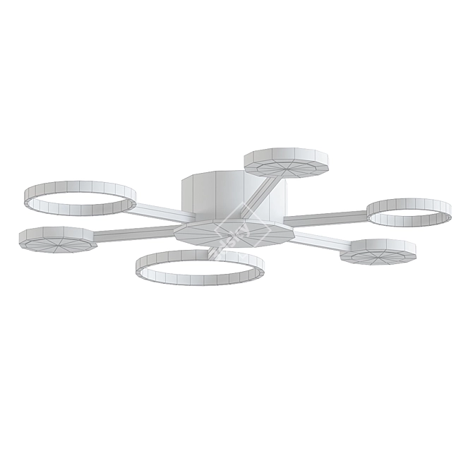 Modern LED Ceiling Lights: Stylish Illumination for Your Home 3D model image 2