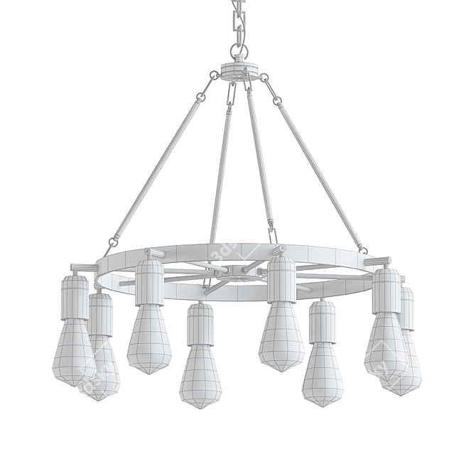 DULEEK Modern Pendant Light 3D model image 2