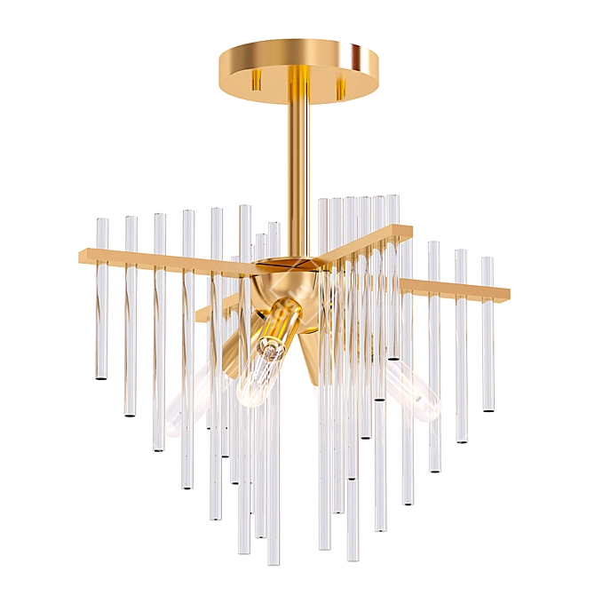 Modern V-Ray Chandelier: Lardi 3D model image 1