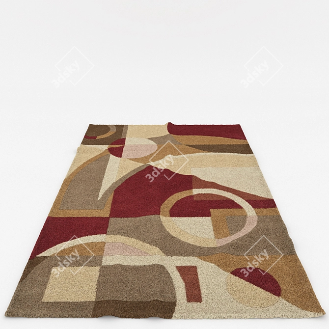  Versatile Set of 6 Rugs 3D model image 5