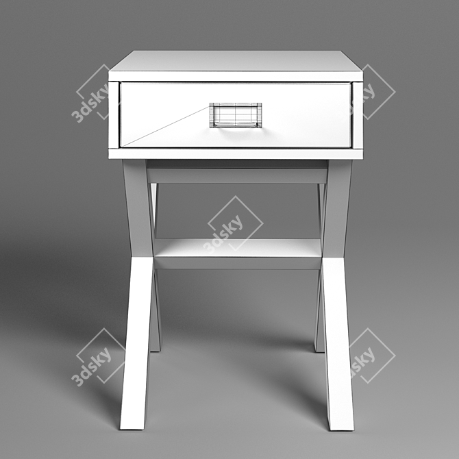 Marsel Bedside Table 3D model image 4