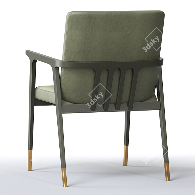 Elegant 2015 Armchair: 3D Max Compatible 3D model image 3