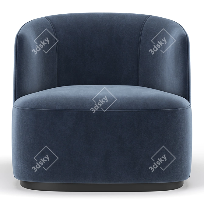 Felix Modern Armchair: Stylish Comfort for Any Space 3D model image 3