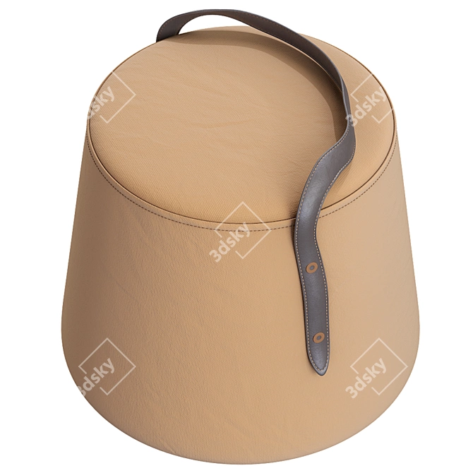  Stylish Pouf Tui – Modern Home Accessory 3D model image 2