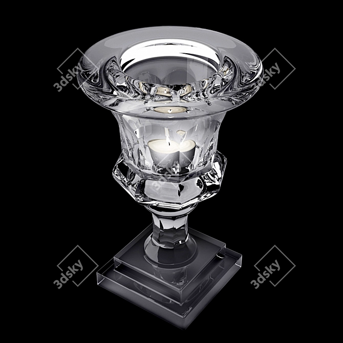 Radiant Glow Tealight Holder 3D model image 2